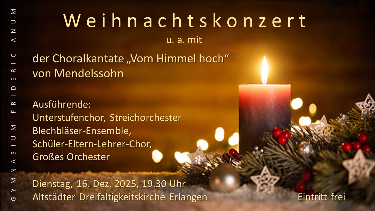 Du betrachtest gerade Einladung Weihnachtskonzert 2025